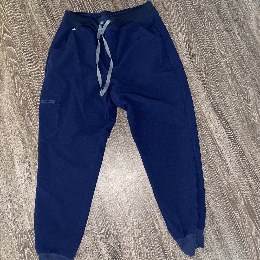 Figs Navy Blue Jogger Scrubs Size MP